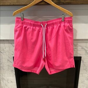 Lands' End Pink swim trunks Shorts